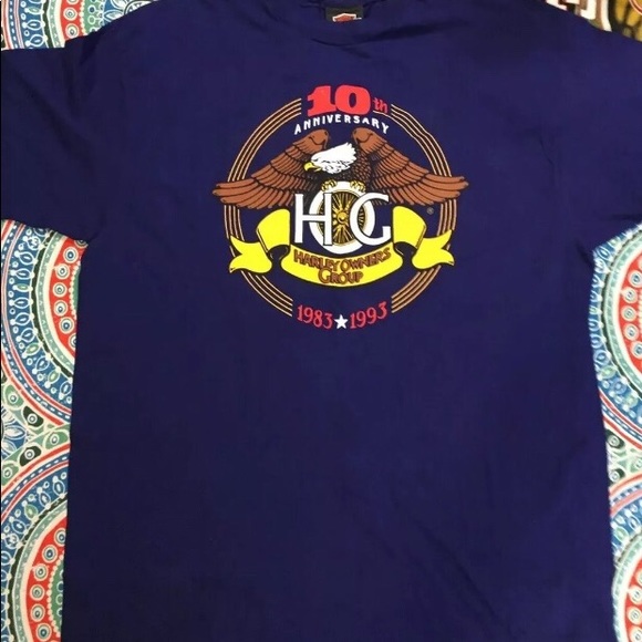 Harley Davidson Vintage HOG T-Shirt 10 yr. - Picture 3 of 4
